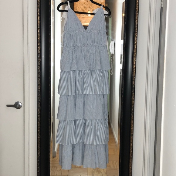 Storia layered dress with tie shoulder straps - Picture 1 of 4